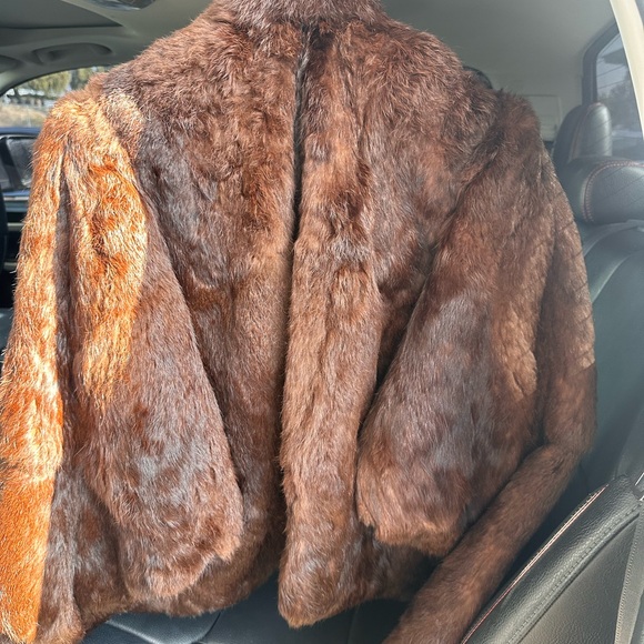 Rabbit Fur Coat - Picture 1 of 4